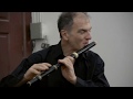 J. S. Bach- Claudio Barile- Partita in a minor BWV 1013 on 1 key wood baroque  flute Carlo Palanca