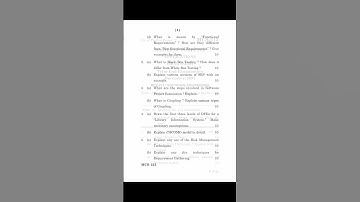 #Shorts MCS-213 DECEMBER 2021 Question Paper (Software Engineering)