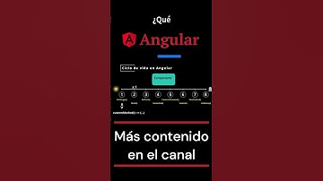 [TUTORIAL] Angular - ¿Qué es el cliclo de vida?