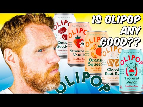 First Time Trying Olipop!! A Healthy Soda! - Taste Test