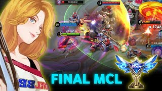 Pick Lesley di Final MCL🔥Damage nya NO COUNTER | LESLEY BEST BUILD 2023