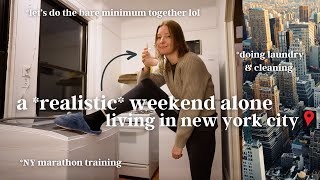 A *super ordinary* weekend in my life living in NYC (training for a marathon). A Vlog.
