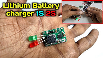 ideas Lithium ion Battery Charger 1S 2S || Experiment Tp5100 Module || Electronics Verma