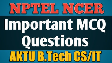 NPTEL NCER MCQ | NCER MCQ | Non Conventional Energy Resources MCQ | NCER MCQ AKTU | NPTEL MCQ | AKTU