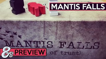 Mantis Falls Kickstarter Preview - Hidden Role Noir-Themed Board Game