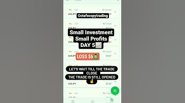 My everyday earnings through Octafx Copytrading 📉 #Day5