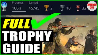 Call of Duty: Vanguard COMPLETE Platinum Trophy Guide (ALL Vanguard Achievements)