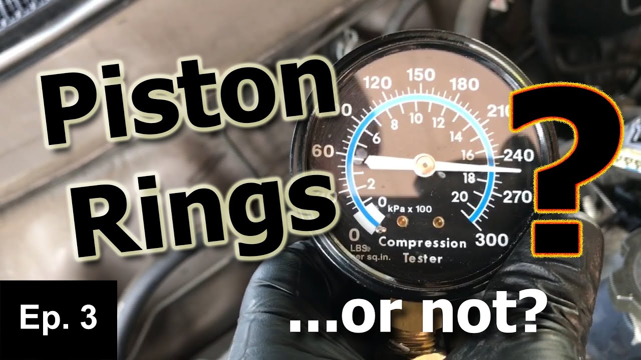 Are piston rings causing oil burning? Compression test Oil Burning🔥