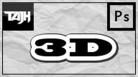 Adobe Photoshop CS5 / CS6| Basic 3D Text (Voice Tutorial) +Photoshop Download