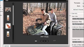 Making a Web Photo Gallery in Photoshop