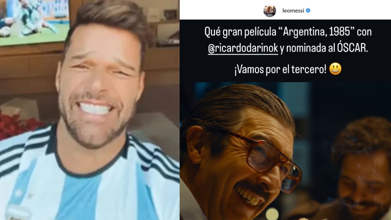 Ricky Martin y Messi dedicaron lindas palabras luego de ver “Argentina ...