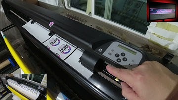 part 3 HP latex die perf cut & contour cut setting on hp latex cutter plotter