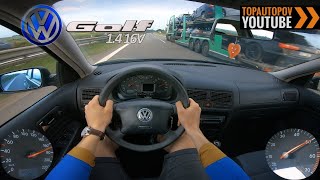 Volkswagen Golf mk4 1.4 16V (55kW) |42| 4K TEST DRIVE POV - SOUND, ACCELERATION & ENGINE🔸TopAutoPOV