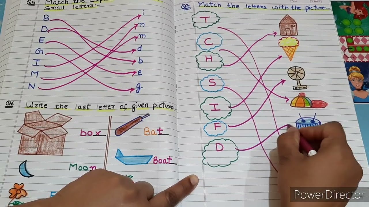 LKG English Worksheet//LKG English Half Yearly Exam Sheet//Junior KG English 
