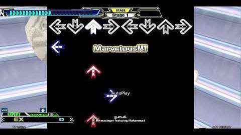 Stepmania (DDR A theme) - g.m.d. (custom edp chart) - beta