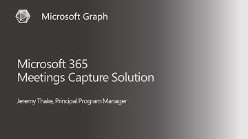 Meetings Capture application demo in Microsoft Teams
