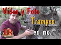 Cámaras trampa, colocación; Video y foto trampeo en río.