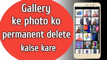 How to delete gallery photo permanently | photo ko permanently delete kaise kare