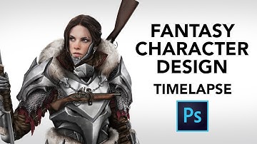 Queen of Wolves - Character Design Process Timelapse
