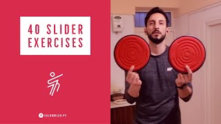 40 Slider Exercises | Full Body and Core Training