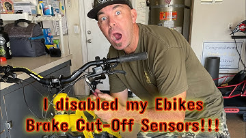 I Disabled My Ebikes Brake Cut-Off Sensors...