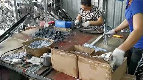 Production site of wheelchair knitting circle supplier；medical product company, rehabilitation