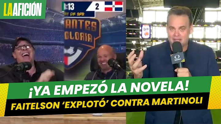 Nothing was kept! Faitelson explodes against Martinoli and Luis Garcia