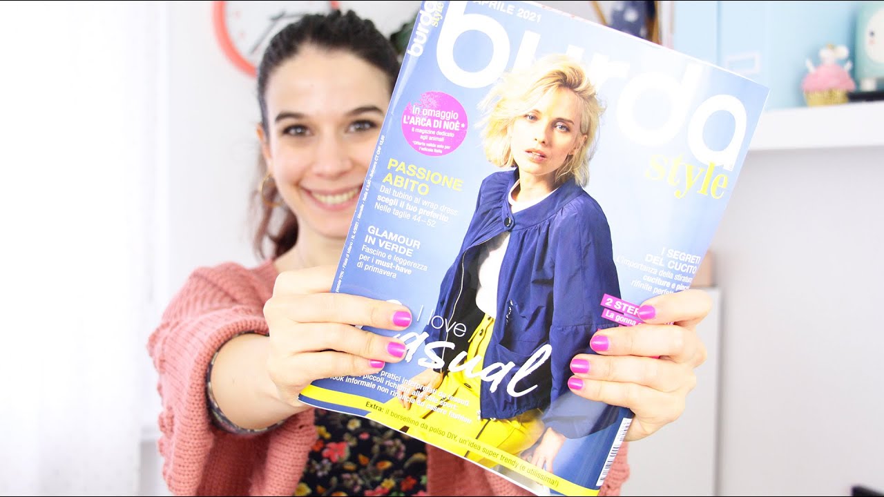 Sfogliamo il Burda Style Aprile 2021 | Con proposte sui tessuti da usare | Un punto alla volta