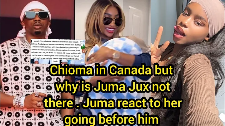 Chioma in Canada but why is Juma Jux not there . Juma react to her going before him.