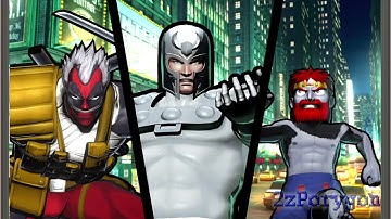 Ultimate Marvel vs Capcom 3 - Arcade mode as Arthur, Magneto and Deadpool