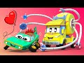 Valentine's Day with Crocodile and SuperTruck | Super Truck | Car City World App