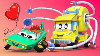 Valentine's Day with Crocodile and SuperTruck | Super Truck | Car City World App