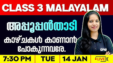 Class 3 Malayalam | Unit : അപ്പൂപ്പൻതാടി | Chapter :  കാഴ്ചകൾ കാണാൻ പോകുന്നവരേ | Exam Winner Class 3