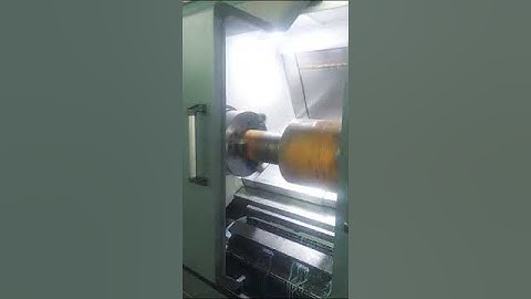 ROLL TURNING CNC SLANT BED TURNING #cnc #cncmachine #lathe
