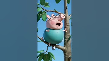 Peppa Finds Daddy Pig STUCK in a Tree! 😂🐷🌲 #peppapig #peppapigfunny
