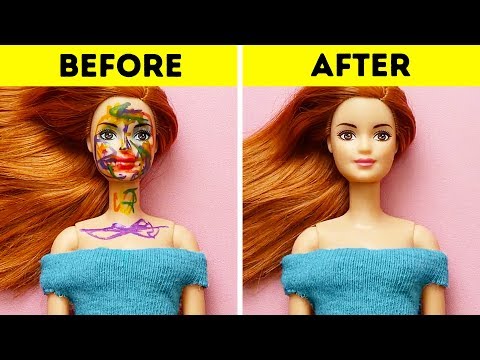 18 BARBIE DOLL HACKS