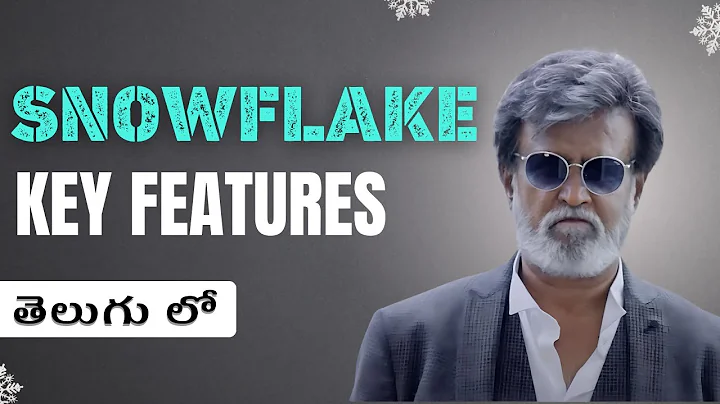 Snowflake Data Warehouse | Key Features  Snowflake Tutorials Telugu | Brolly Academy
