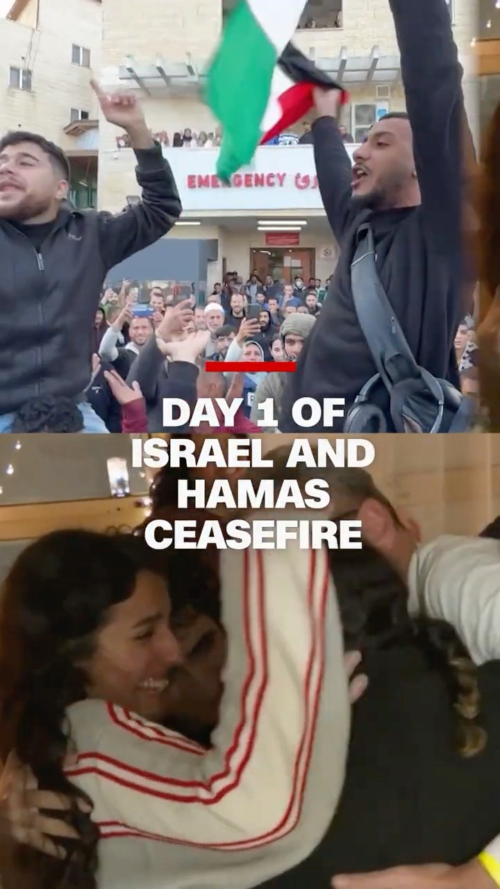 Day 1 of Israel and Hamas ceasefire
