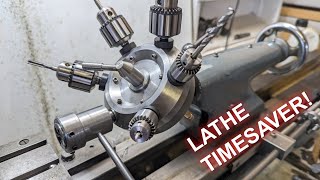 Making a tailstock turret for the lathe (capstan attachment)