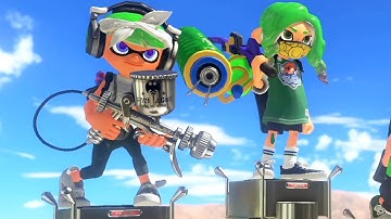Splatoon 3 Online 100% Walkthrough Gameplay Part 5 - All Marina amiibo Cosmetic Items & Aerospray MG