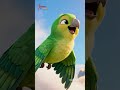 Canción del Pequeño Loro Verde - Cute Parrot Song | Nursery Rhymes for Kids | Galatta Kids | shorts