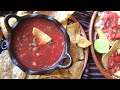 Salsa botanera para totopos chicharrones y tostadas de cueritos 