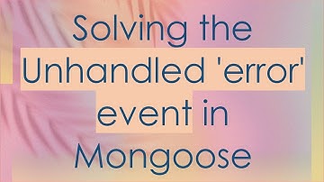 Solving the Unhandled 