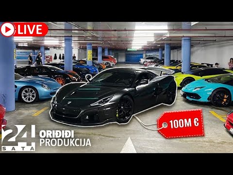 NEVERA, BUGATTI, LAMBORGHINI u Zagrebu  *ovdje ima 100 milijuna eura*