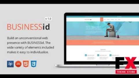 Preview BusinessID - Responsive HTML5 CSS3 Template TFx