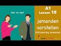 Learn German | How to introduce someone | Wer ist das? | German for beginners | A1 - Lesson 18