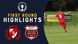 Carnoustie 3-1 Rothes Fc Highlights Scottish Cup First Round 2022-23