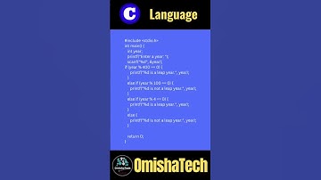 C programming || check leap year #shorts #coding #programming #c #ytshorts #c language