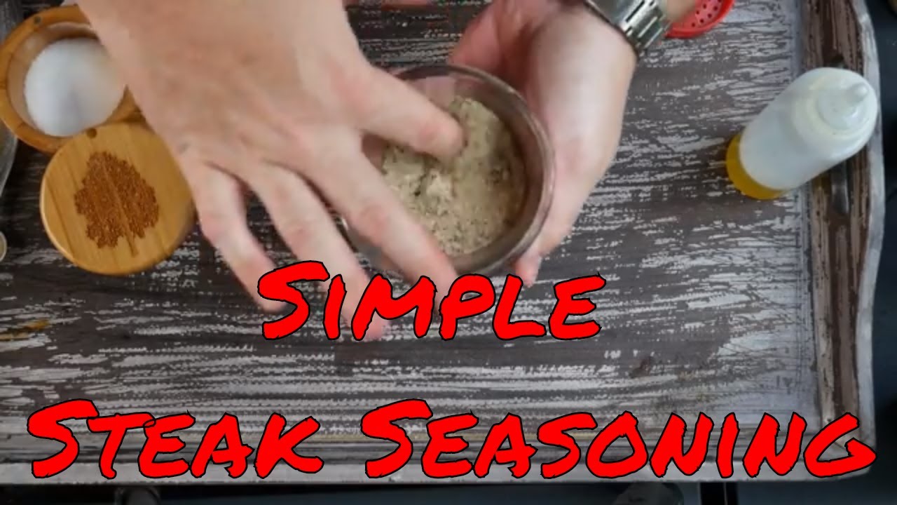 How to Basic Steak Seasoning YouTube