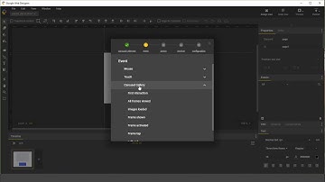 Events Overview - Google Web Designer